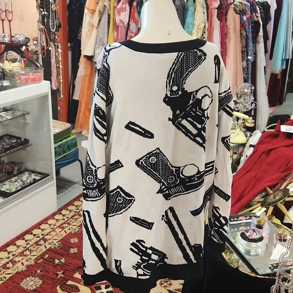 Betsey Johnson gun sweater
